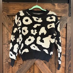 SHEIN Leopard Print Sweater